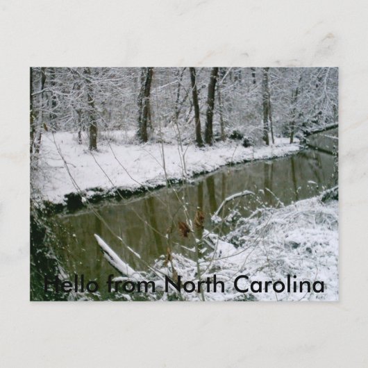 124, Hallo uit North Carolina Briefkaart (Voorkant)
