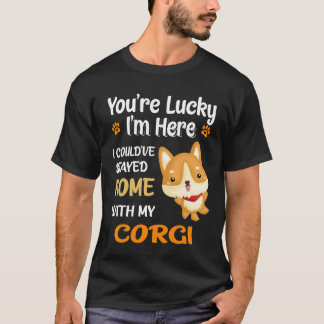 125 Ik had thuis kunnen blijven bij Corgi T-shirt