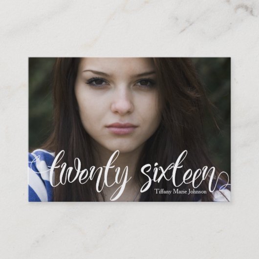 1260 uur in aanraking met een persoonlijke kaart contactkaartje (Voorkant)