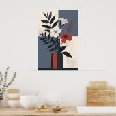 1273 Bloemen Poster (Keuken)