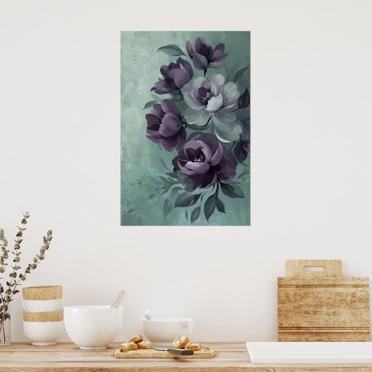 1279 Bloemen Poster (Keuken)