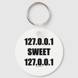 127.0.0.1 Sweet 127.0.0.1 (Home Sweet Home Geek) Sleutelhanger