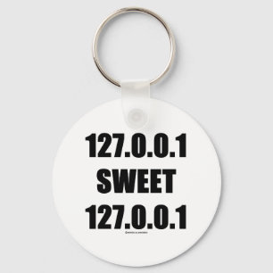 127.0.0.1 Sweet 127.0.0.1 (Home Sweet Home Geek) Sleutelhanger