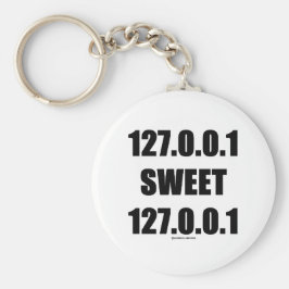 127.0.0.1 Sweet 127.0.0.1 (Home Sweet Home Geek) Sleutelhanger