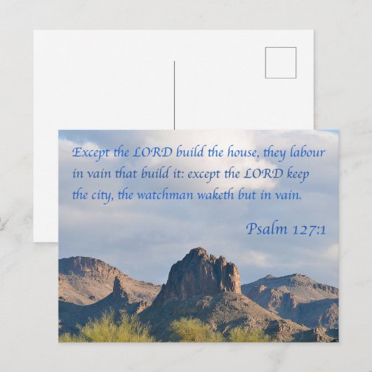 127 psalm briefkaart (Voorkant / Achterkant)