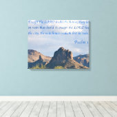 127 psalm canvas afdruk (Insitu (Houten vloer))