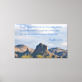 127 psalm canvas afdruk