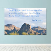 127 psalm canvas afdruk (Insitu (Houten vloer))