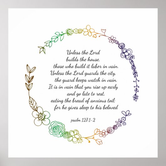 127 psalm poster (Voorkant)