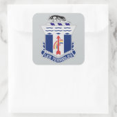 127e Infanterieregeling Vierkante Sticker (Tas)