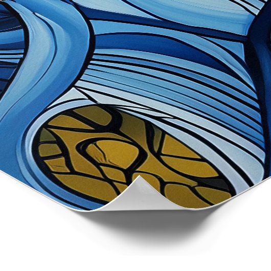 1281 Bloemen Poster (Hoek)