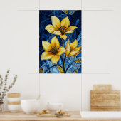 1281 Bloemen Poster (Keuken)