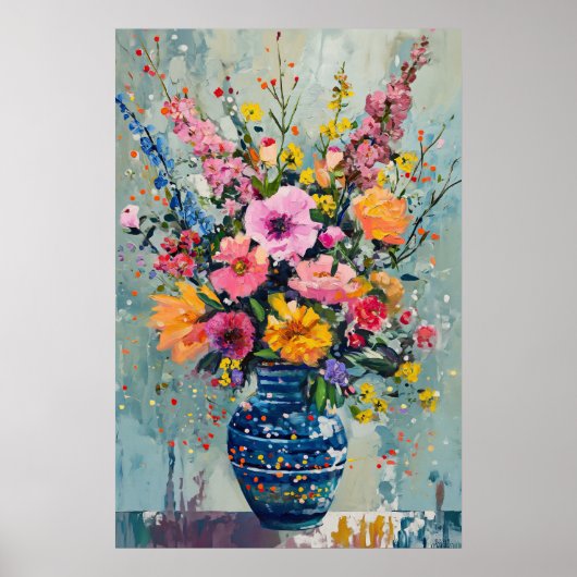 1283 Bloemen Poster (Voorkant)