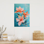 1285 Bloemen Poster (Keuken)