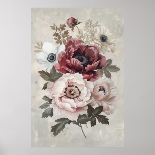 1286 Bloemen Poster (Voorkant)