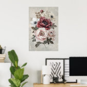 1286 Bloemen Poster (Thuiskantoor)