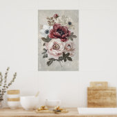 1286 Bloemen Poster (Keuken)