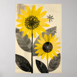 1291 Bloemen Poster