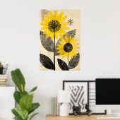 1291 Bloemen Poster (Thuiskantoor)