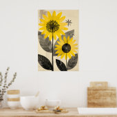 1291 Bloemen Poster (Keuken)