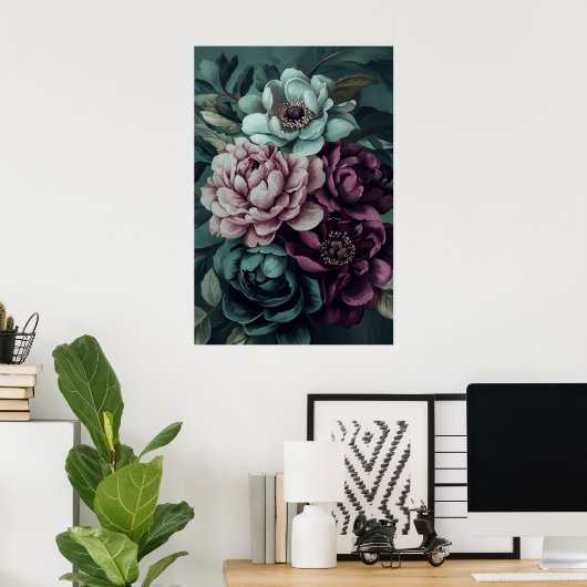 1294 Bloemen Poster (Thuiskantoor)