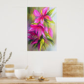 1296 Bloemen Poster (Keuken)