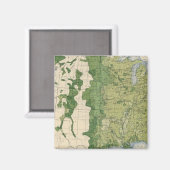 129 Grootte van de boerderijen 1900 Magneet (Voorkant / Achterkant)