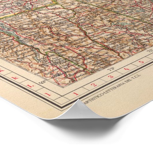 129 Maine, Nova Scotia, New Brunswick, Quebec Poster (Hoek)