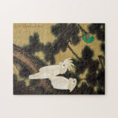 12. 老 鵡 図, 若 Pine-tree & Parrot, Jakuchu Legpuzzel (Horizontaal)