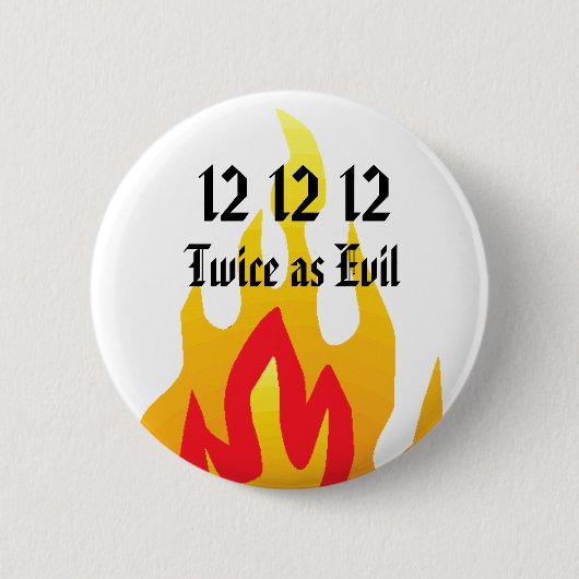 12 12 12, tweemaal als eenvormig ronde button 5,7 cm (Voorkant)