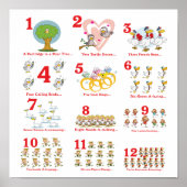 12 12 dagen kerstmis voltooid poster (Voorkant)