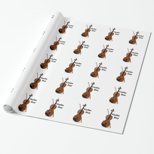 12-13 Viooldag Cadeaupapier (Uitgerold)