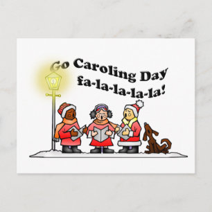 12-20 Go Caroling Dag Briefkaart