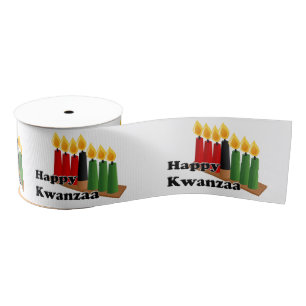 12-26 Happy Kwanzaa Grosgrain Lint