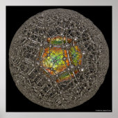 (12,4) Poincaré Ball Poster (Voorkant)