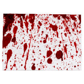 12,5 lx4wx9h grote Gift Bag Bloedplaat Vampier Groot Cadeauzakje (Achterkant)