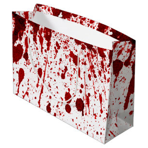 12,5 lx4wx9h grote Gift Bag Bloedplaat Vampier Groot Cadeauzakje