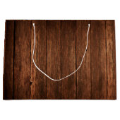 12.5lx4wx9h grote geschenkzak schuur hout land roe groot cadeauzakje (Voorkant)