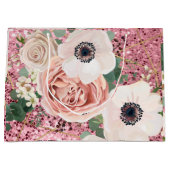 12.5lx4wx9h Grote Gift Bag Geometrische Tuin Roos Groot Cadeauzakje (Voorkant)