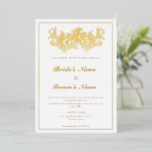 12,7 x 17,8 cm Folie Uitnodiging (Staand Voorkant)