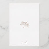 12,7 x 17,8 cm Folie Uitnodiging (Achterkant)