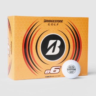 12 Aangepast gepersonaliseerd Bridgestone e6 Golf  Golfballen