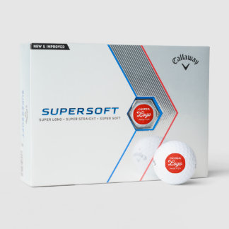 12 Aangepaste Logo Foto Callaway Supersoft golfbal Golfballen