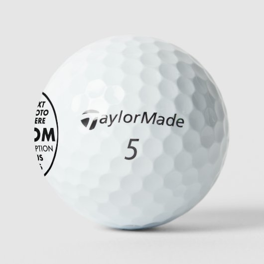 12 Aangepaste persoonlijke Taylor Made TP5 Golf Ba Golfballen (Logo)