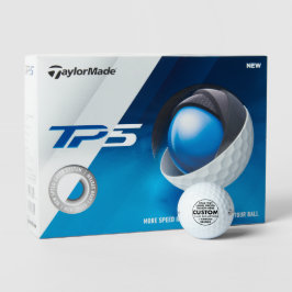 12 Aangepaste persoonlijke Taylor Made TP5 Golf Ba Golfballen