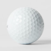 12 Aangepaste Titleist Pro V1 Golf Ball Wedding Fa Golfballen (Voorkant)