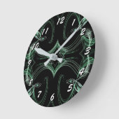 12 Aantal Keuzen om te kiezen-Fractal art-Klok Ronde Klok (Hoek)