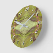 12 Aantal Keuzen om te kiezen-Fractal art-Klok Ronde Klok (Hoek)