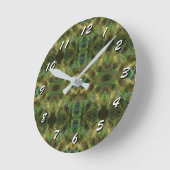 12 Aantal Keuzen om te kiezen-Fractal art-Klok Ronde Klok (Hoek)