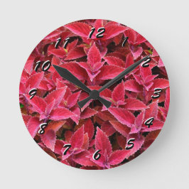 12 Aantal Keuzen van de Rode Koleusklok te kiezen Ronde Klok